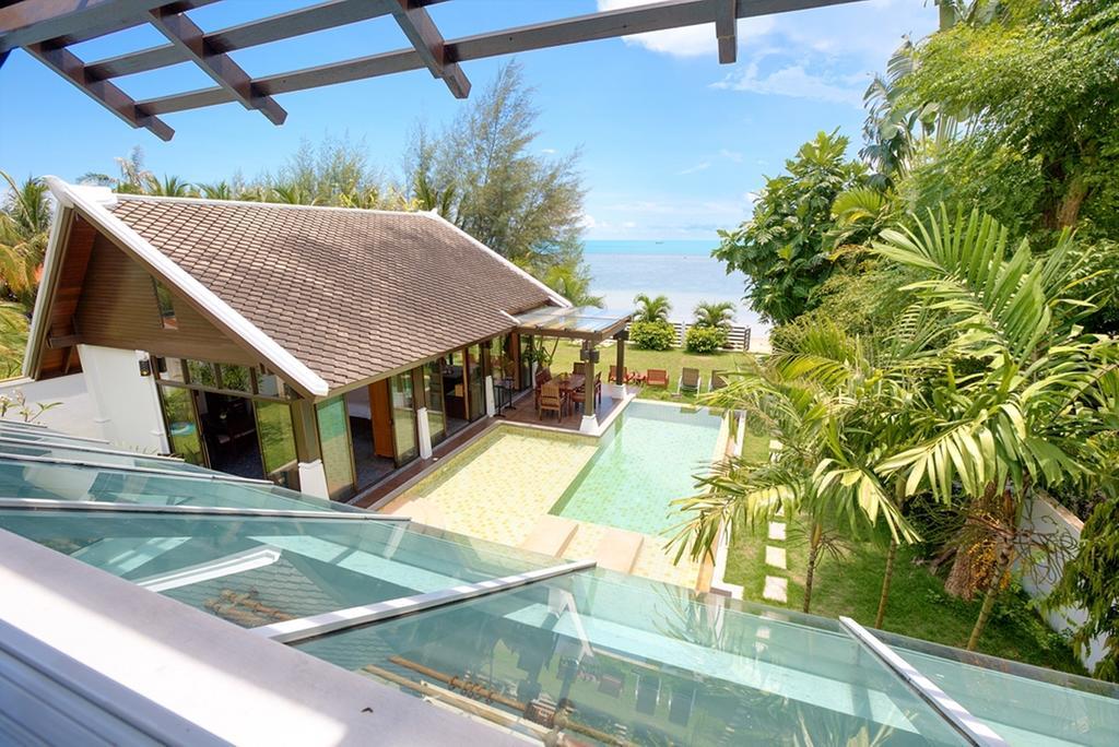 Emerald Sands - Beach Front 4 Bed Pool Villa 사무이 객실 사진