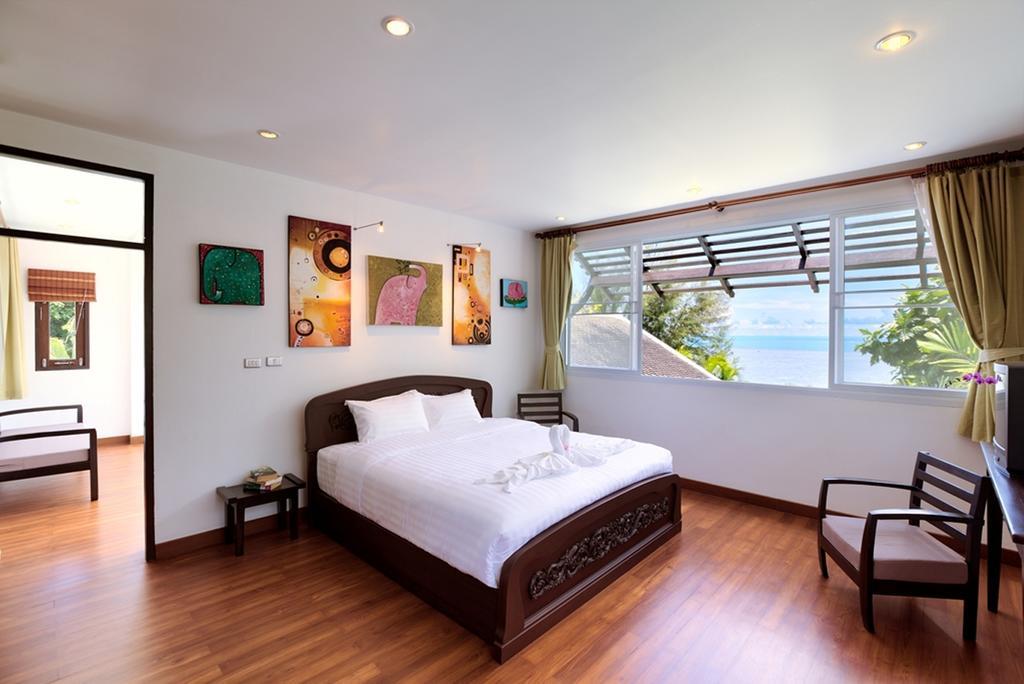 Emerald Sands - Beach Front 4 Bed Pool Villa 사무이 객실 사진