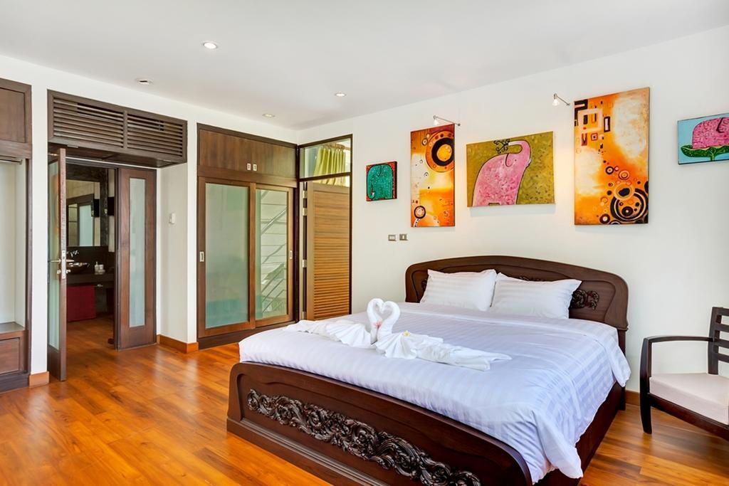 Emerald Sands - Beach Front 4 Bed Pool Villa 사무이 객실 사진