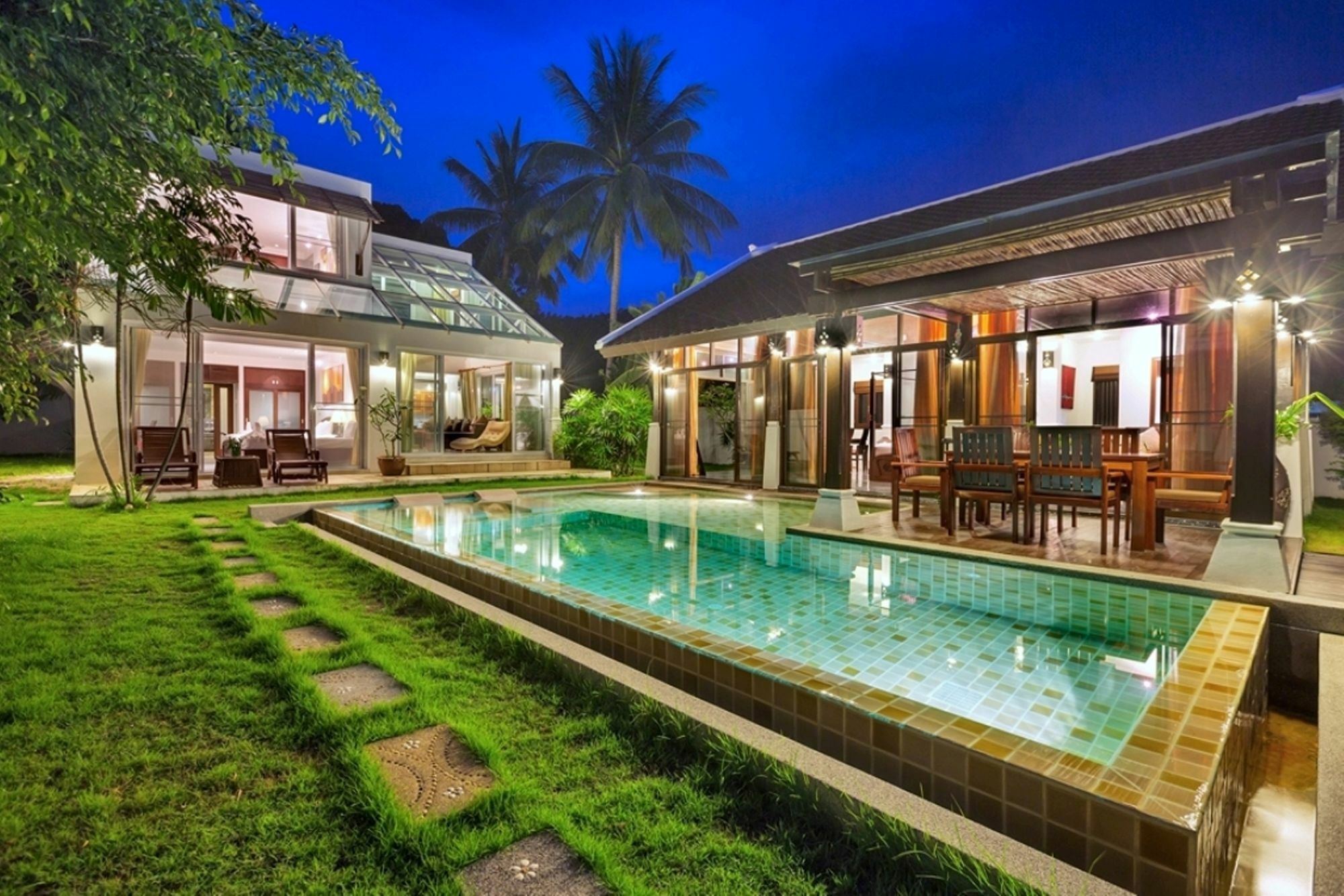 Emerald Sands - Beach Front 4 Bed Pool Villa 사무이 외부 사진